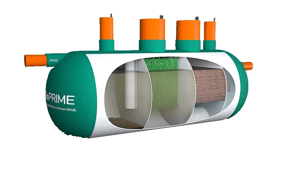 Септик BioPrime Biofilter БИОСТ-3,0 пр